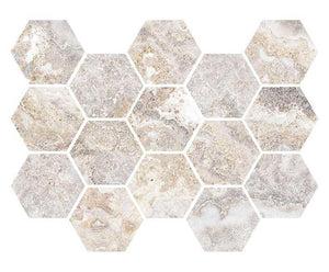 Emporio Baroque White Hex Porcelain Tile | Tile Club