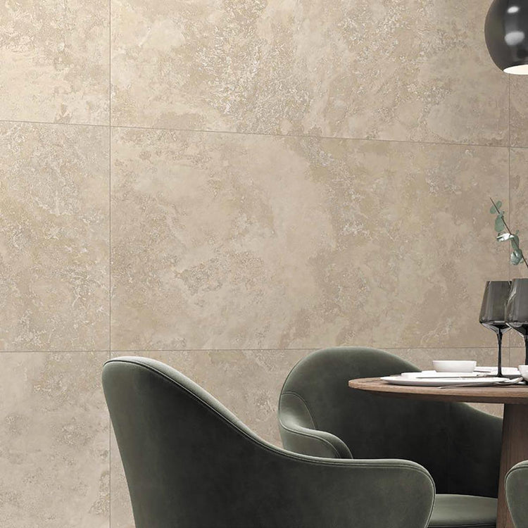 Emporio Siena Stone Look Porcelain Tile Wall