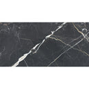 Emporio Bold Black Porcelain Tile 24x48 | Tile Club