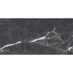 Emporio Bold Black Porcelain Tile 24x48 | Tile Club