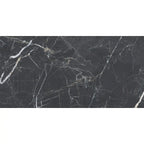 Emporio Bold Black Porcelain Tile 24x48 | Tile Club