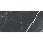 Emporio Bold Black Porcelain Tile 24x48 | Tile Club