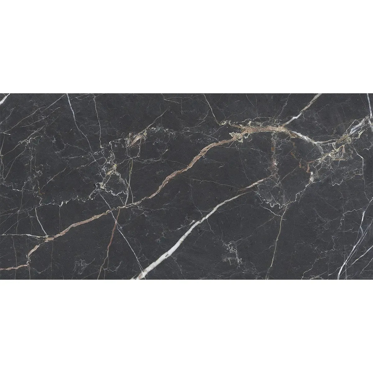 Emporio Bold Black Porcelain Tile 24x48 | Tile Club