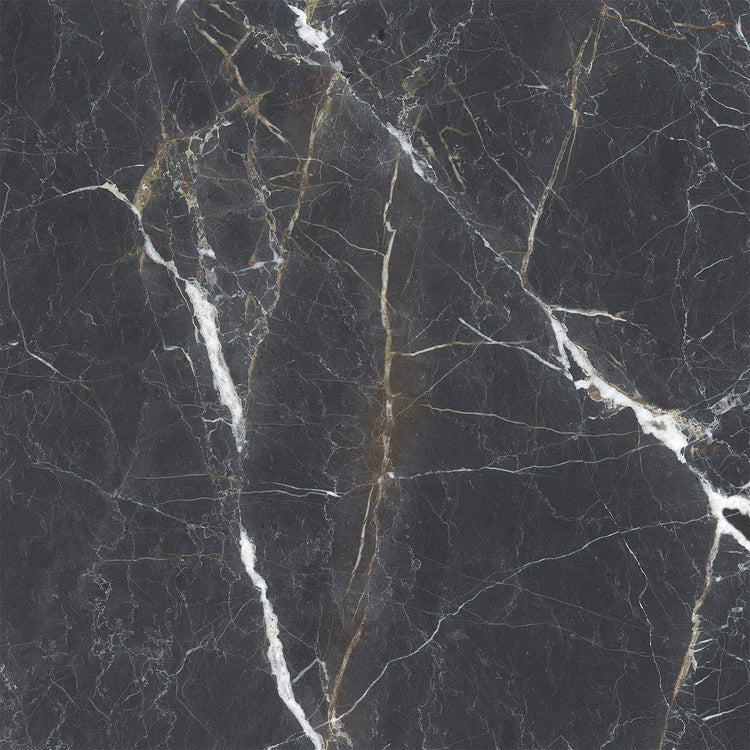 Emporio Bold Black Square Porcelain Tile 48x48 | Tile Club