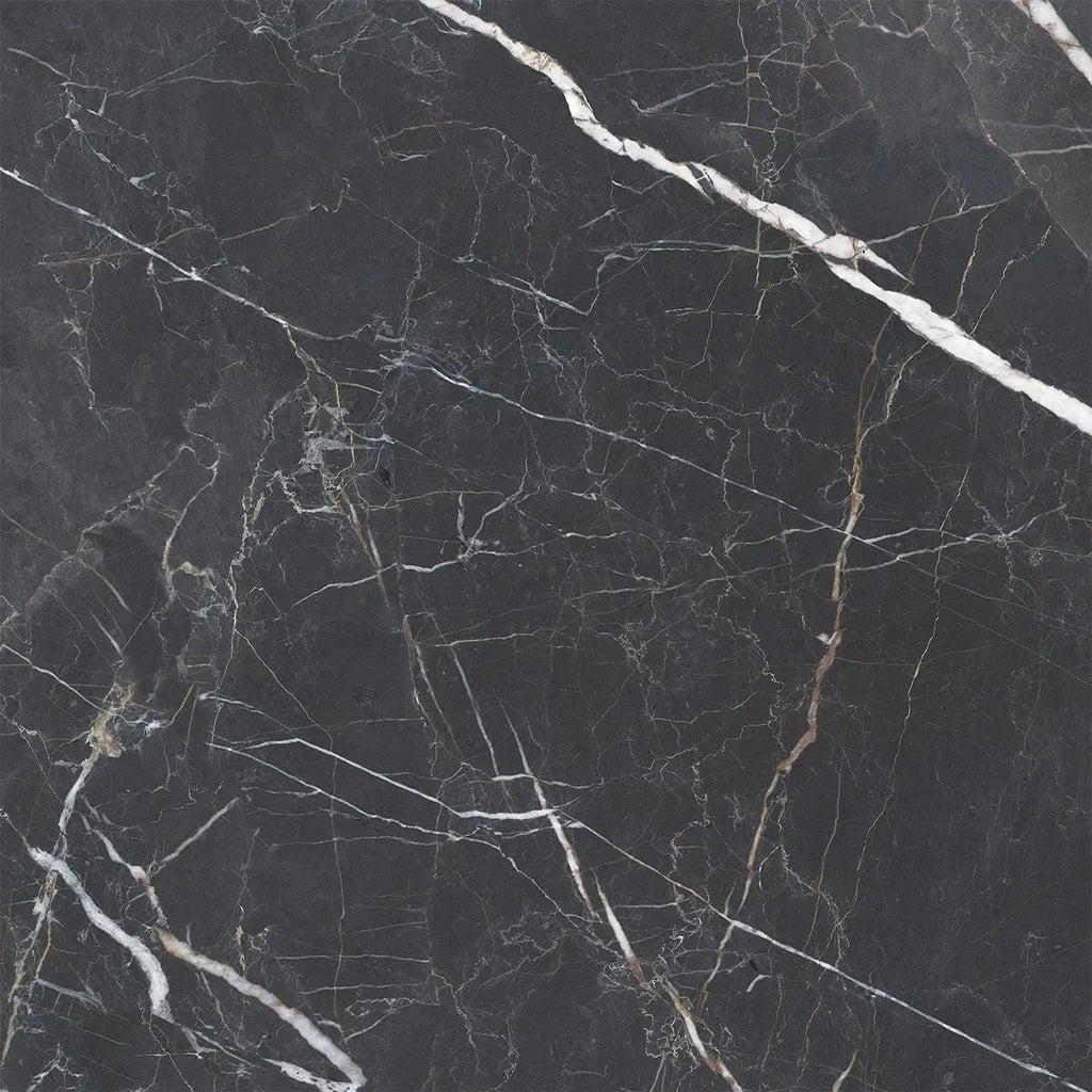 Emporio Bold Black Square Porcelain Tile 48x48 | Tile Club