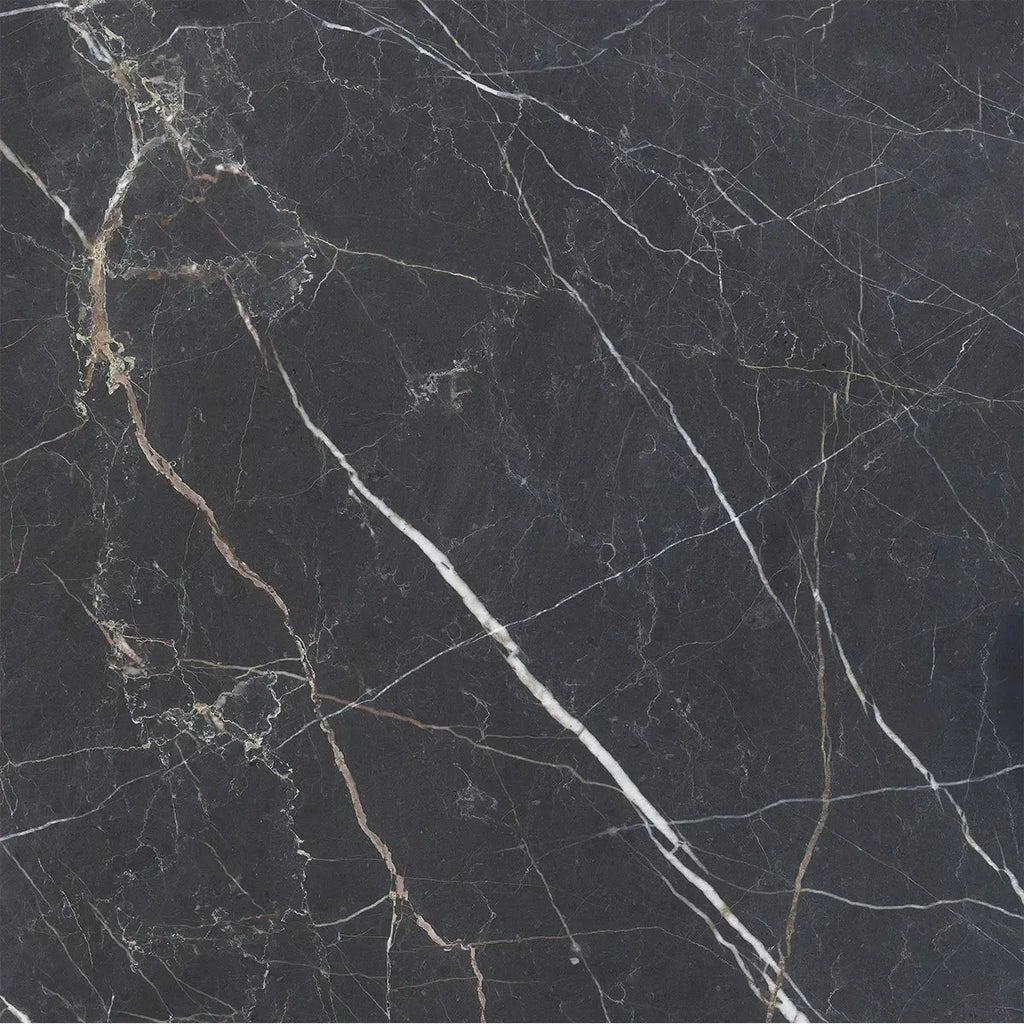 Emporio Bold Black Square Porcelain Tile 48x48 | Tile Club