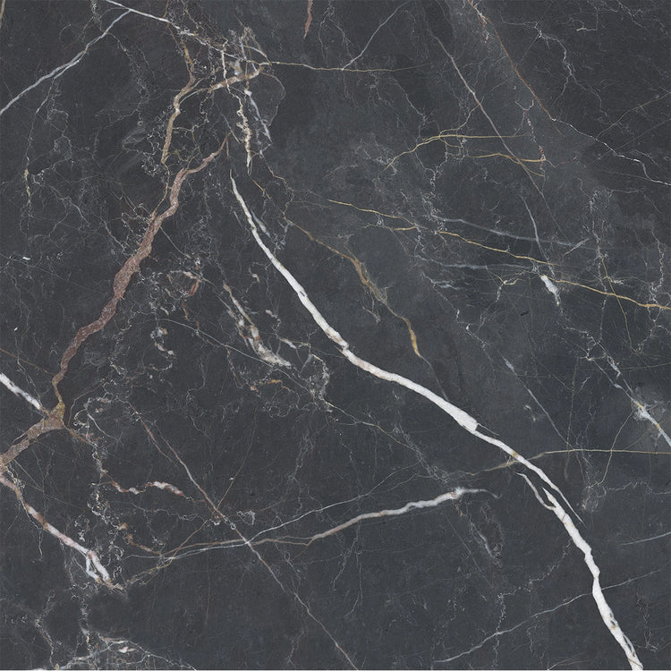 Emporio Bold Black Square Porcelain Tile 48x48 | Tile Club