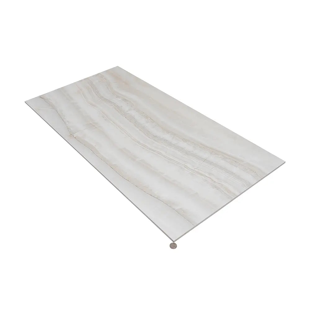 Emporio Cream Crystal-Look Porcelain Tile Veined 24x48 | Tile Club