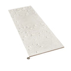 Grazioso Concrete Flower Ceramic Tile 12x36 | Tile Club
