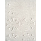 Grazioso Concrete Flower Ceramic Tile 12x36 | Tile Club