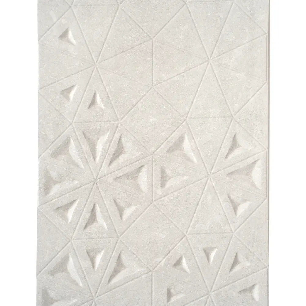 Grazioso Concrete Flower Ceramic Tile 12x36 | Tile Club