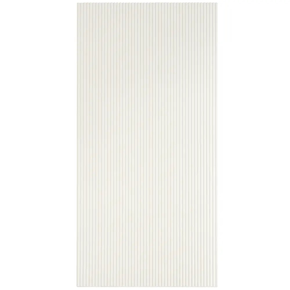 Grazioso Canne White Porcelain Tile 24x48 | Tile Club