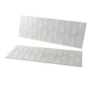 Grazioso Monument White 3D Ceramic Tile 12x36 | Tile Club