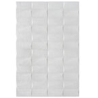 Grazioso Monument White 3D Ceramic Tile 12x36 | Tile Club