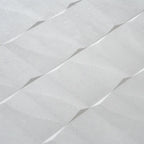 Grazioso Monument White 3D Ceramic Tile 12x36 | Tile Club