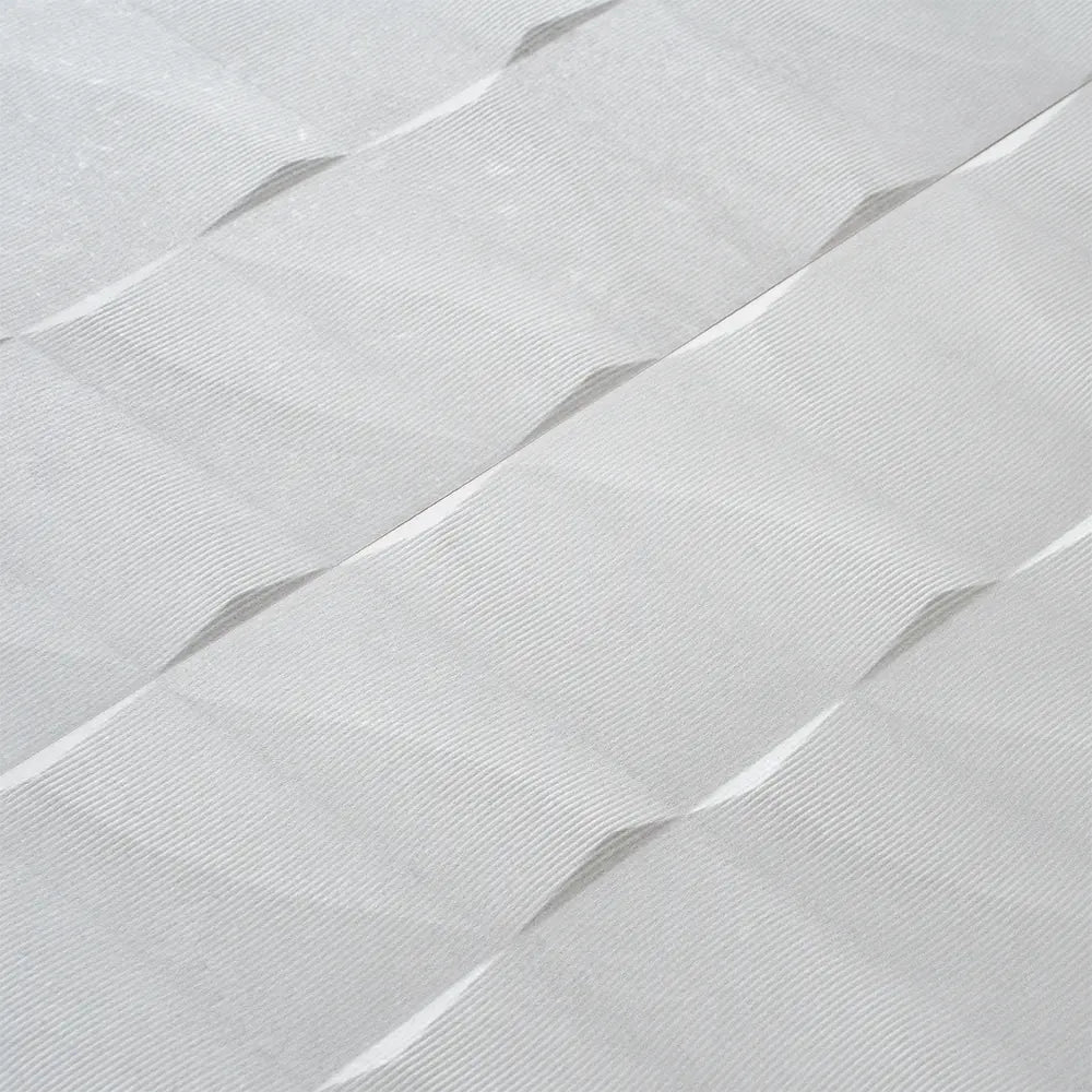 Grazioso Monument White 3D Ceramic Tile 12x36 | Tile Club