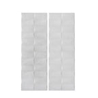 Grazioso Monument White 3D Ceramic Tile 12x36 | Tile Club