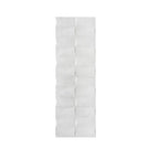 Grazioso Monument White 3D Ceramic Tile 12x36 | Tile Club