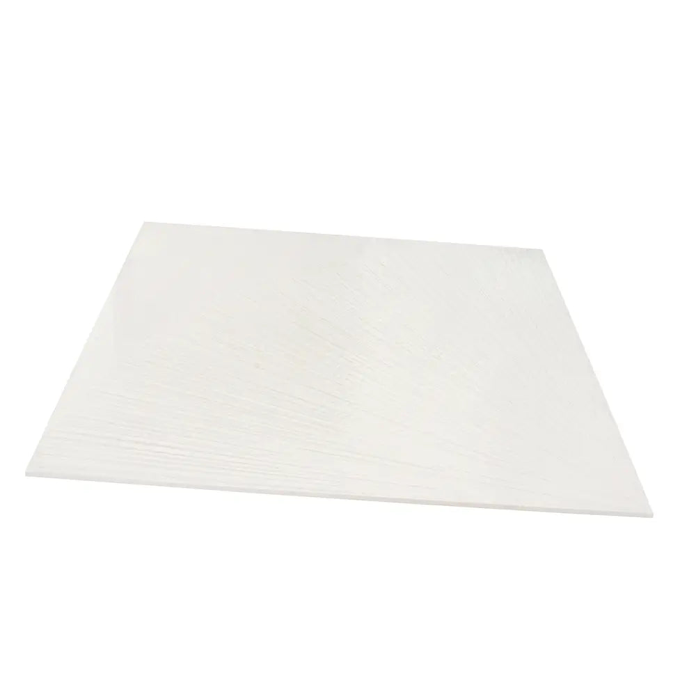 Grazioso Aster Minimalist White Porcelain Square Tile 36x36 | Tile Club