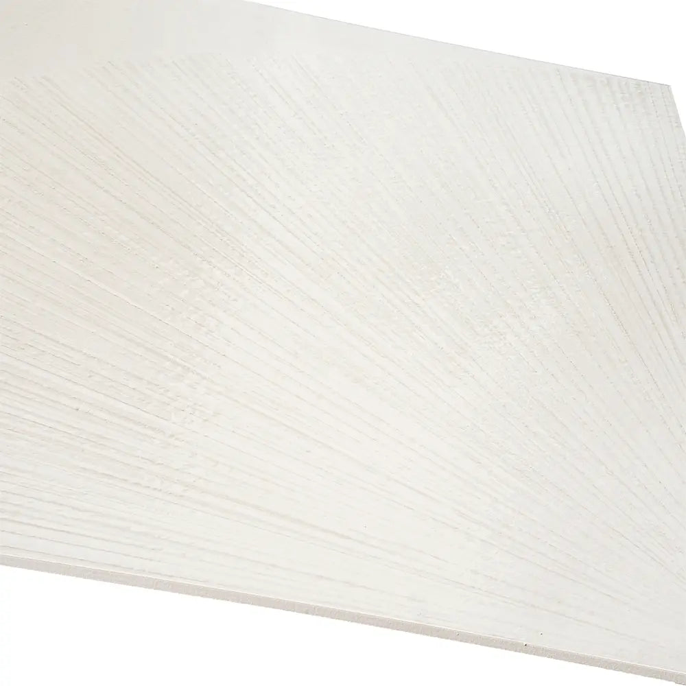Grazioso Aster Minimalist White Porcelain Square Tile 36x36 | Tile Club