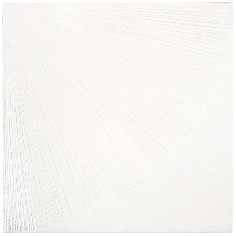 Grazioso Aster Minimalist White Porcelain Square Tile 36x36 | Tile Club