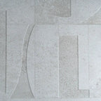 Grazioso White Concrete Geo Porcelain Tile 24x48 | Tile Club