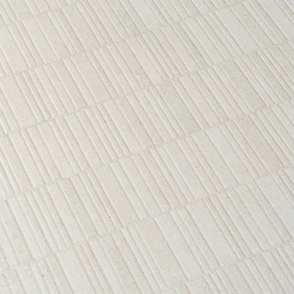 Grazioso Light Concrete Deco Ceramic Tile 24x48 | Tile Club