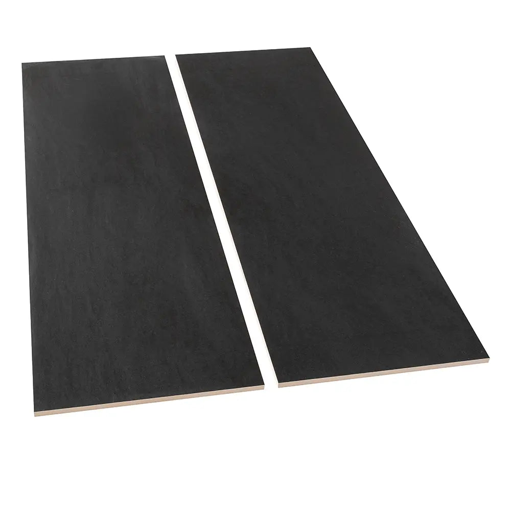 Grazioso Slate Black Ceramic Tile 12x36 | Tile Club
