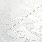 Grazioso White Orbit Ceramic Tile 16x48 | Tile Club