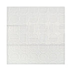 Grazioso White Orbit Ceramic Tile 16x48 | Tile Club
