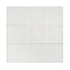 Grazioso White Orbit Ceramic Tile 16x48 | Tile Club