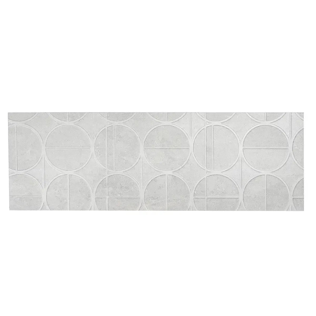 Grazioso White Orbit Ceramic Tile 16x48 | Tile Club