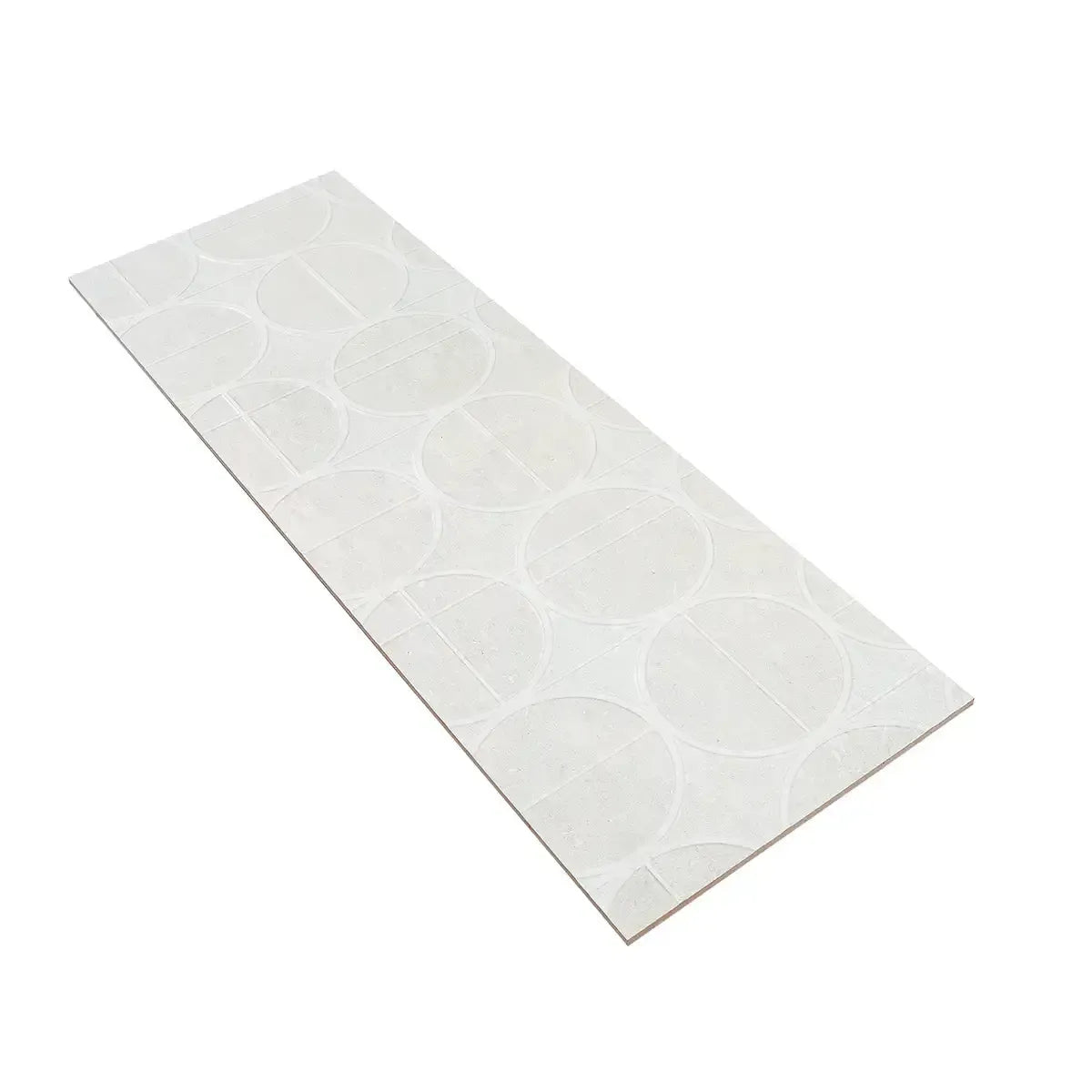 Grazioso White Orbit Ceramic Tile 16x48 | Tile Club