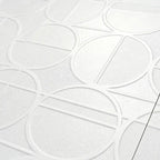 Grazioso White Orbit Ceramic Tile 16x48 | Tile Club