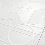 Grazioso White Orbit Ceramic Tile 16x48 | Tile Club