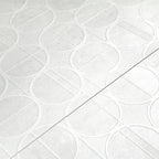 Grazioso White Orbit Ceramic Tile 16x48 | Tile Club