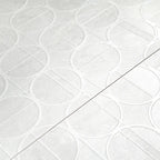 Grazioso White Orbit Ceramic Tile 16x48 | Tile Club