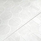 Grazioso White Orbit Ceramic Tile 16x48 | Tile Club