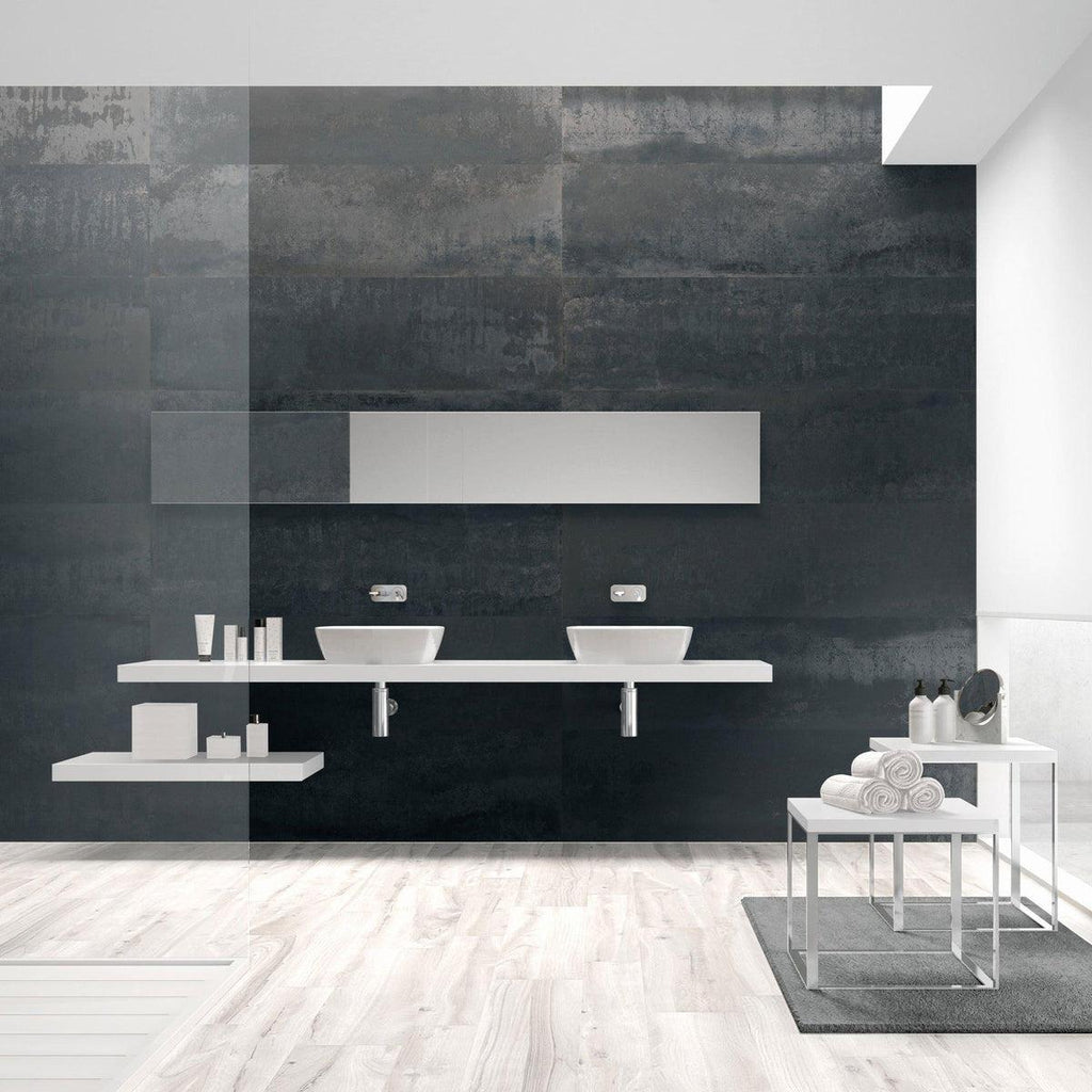 Ionic Steel 12" x 24" Porcelain Tile-Tile Club
