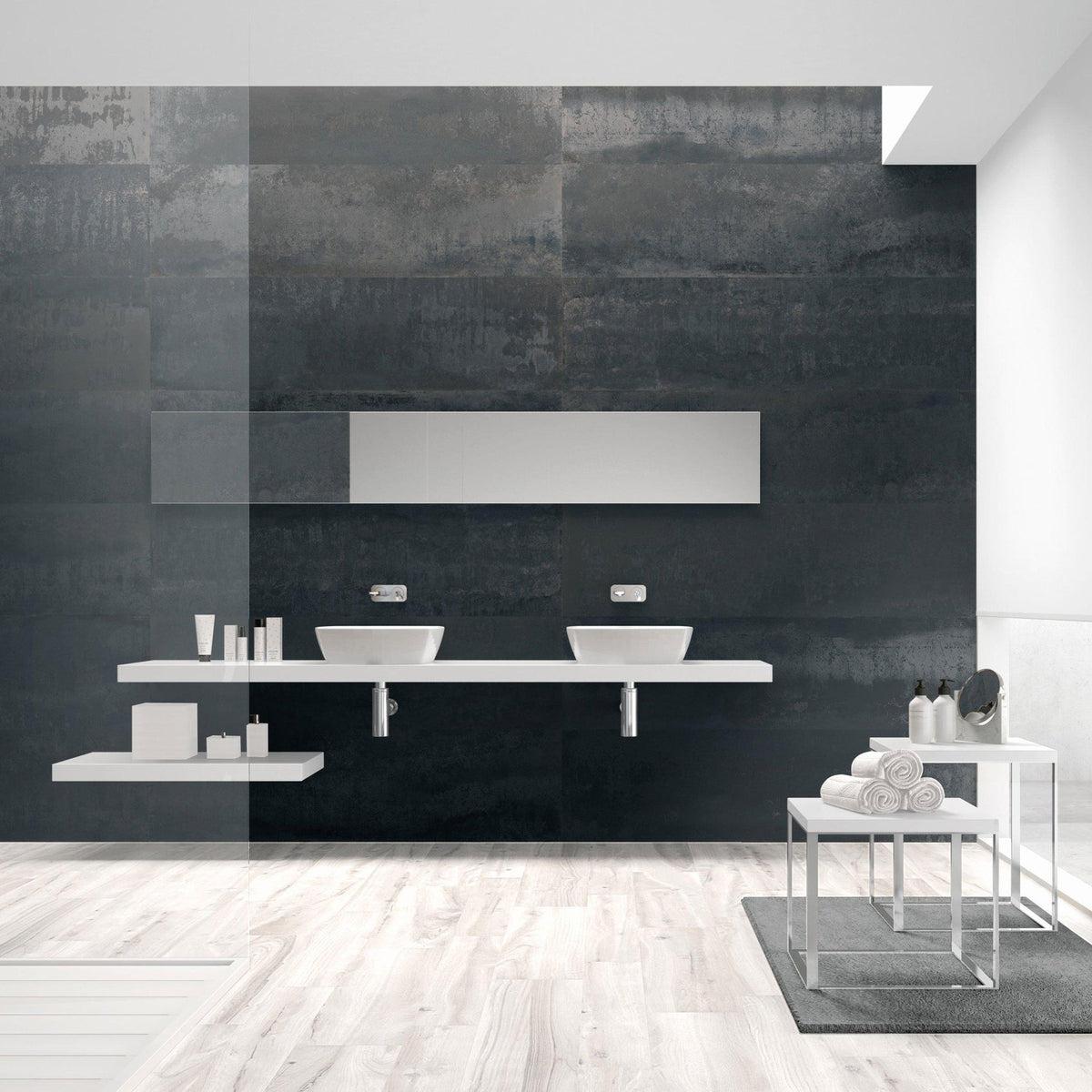 Ionic Steel 12" x 24" Porcelain Tile-Tile Club