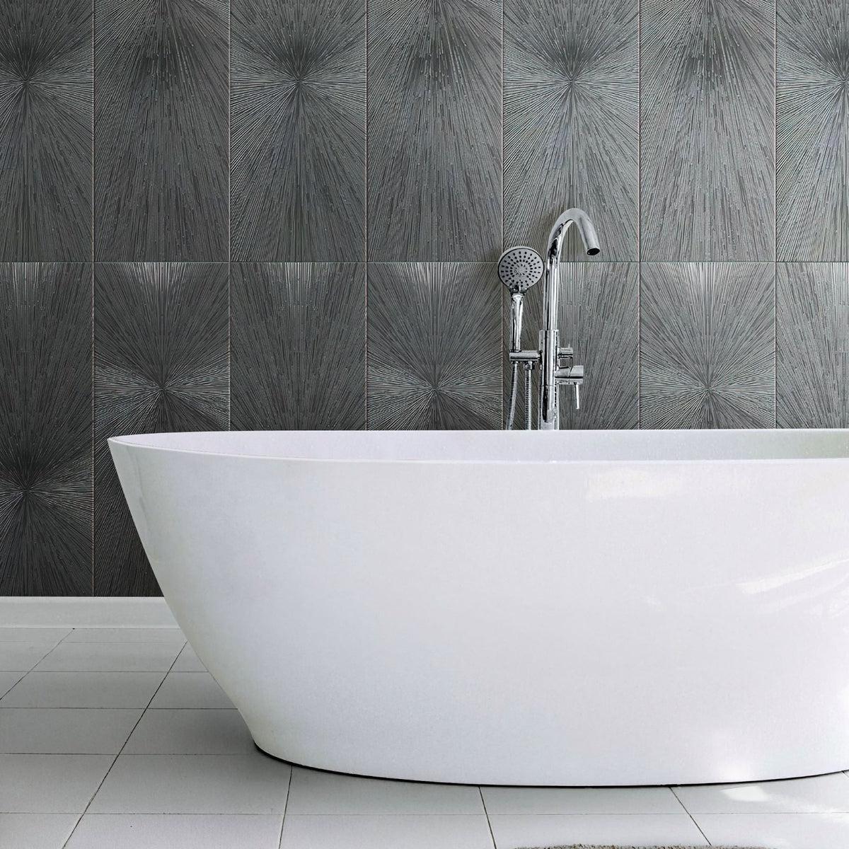 Ionic Steel Decor Impact Rectified Porcelain Tile