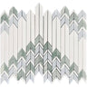 Envy Fletching Green Marble Mosaic Tile