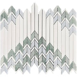 Envy Fletching Green Marble Mosaic Tile | Tile Club