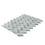 Envy Green & White Marble Hexagon Mosaic Tile | Tile Club