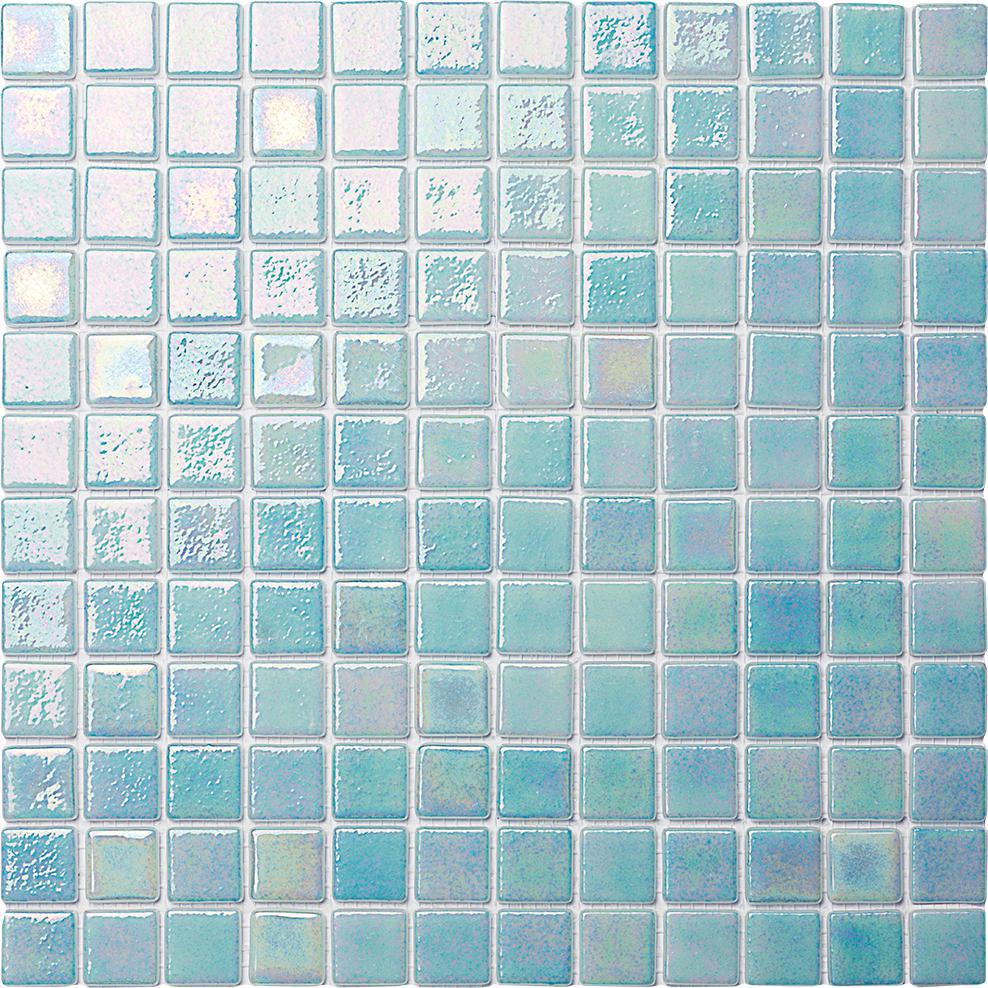 Iris Light Blue Glass Mosaic Tile