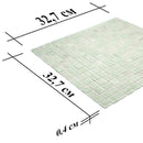 Icy Seafoam Squares Glass Pool Tile | Tile Club