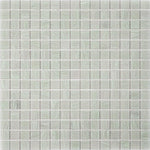 Icy Seafoam Squares Glass Pool Tile