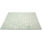 Icy Seafoam Squares Glass Pool Tile | Tile Club