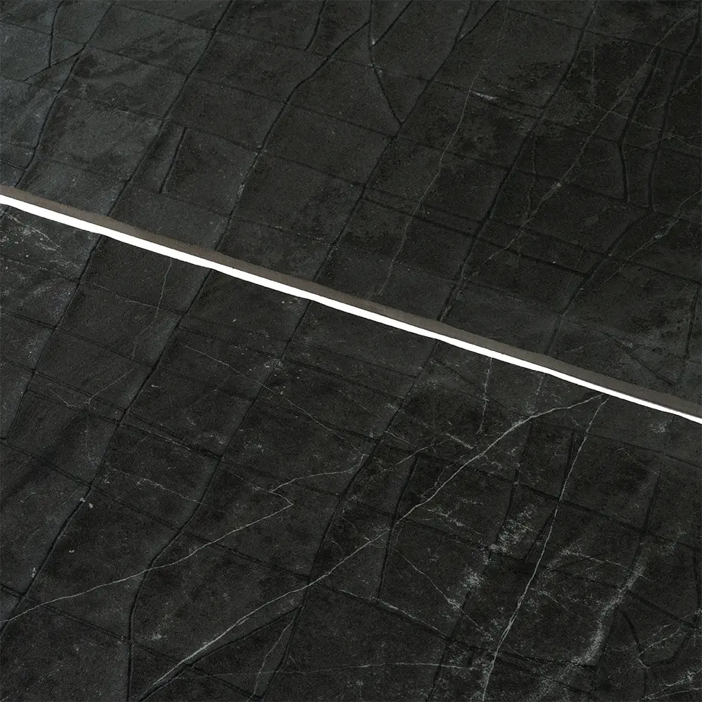 Slatestone Decor Textures Black Porcelain 11 8" x 47 3" | Tile Club