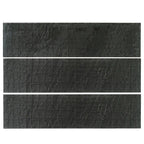 Slatestone Decor Textures Black Porcelain 11 8" x 47 3" | Tile Club